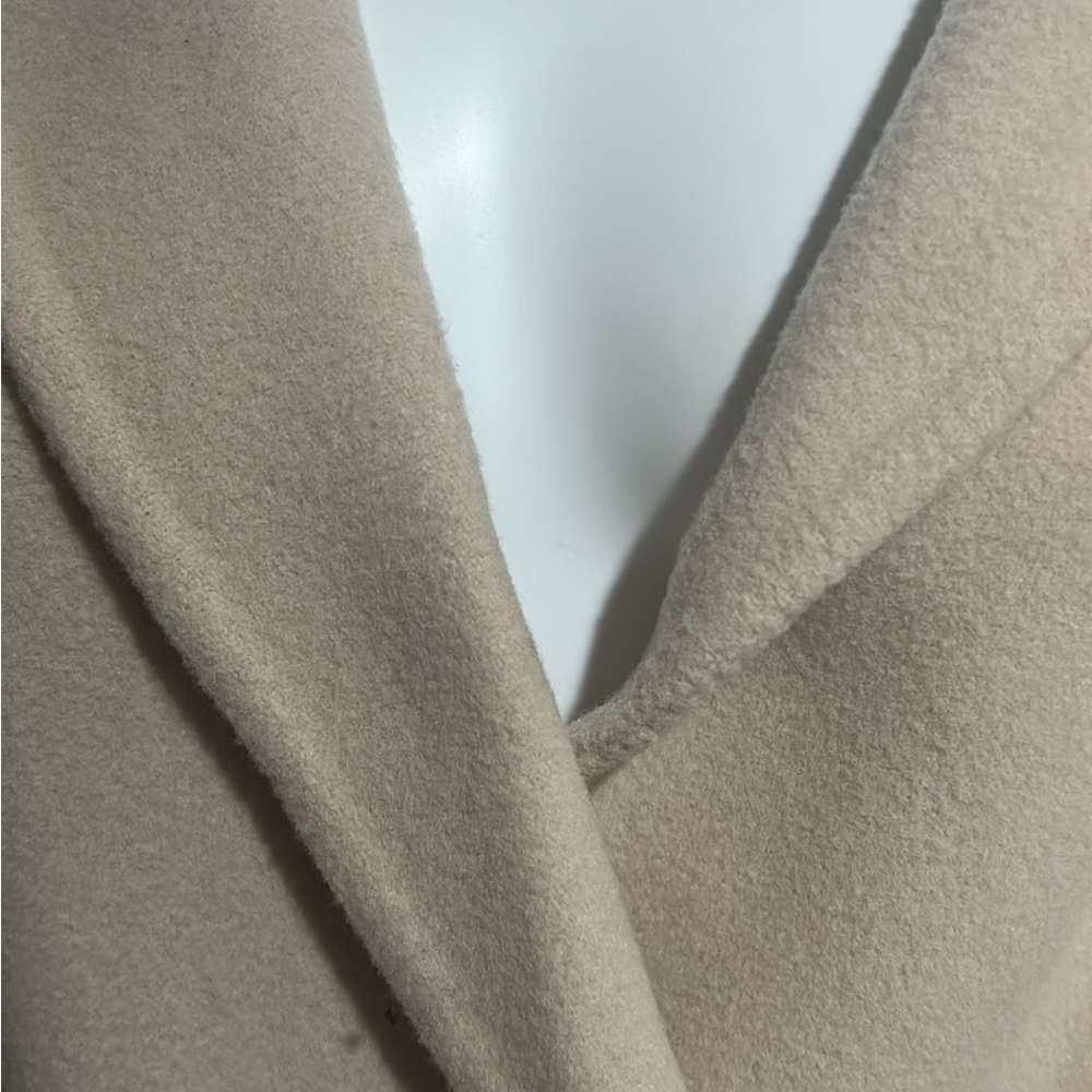 Rag & bone Thea Beige Wool Double-Breasted Coat Size Large - Picture 13 of 13